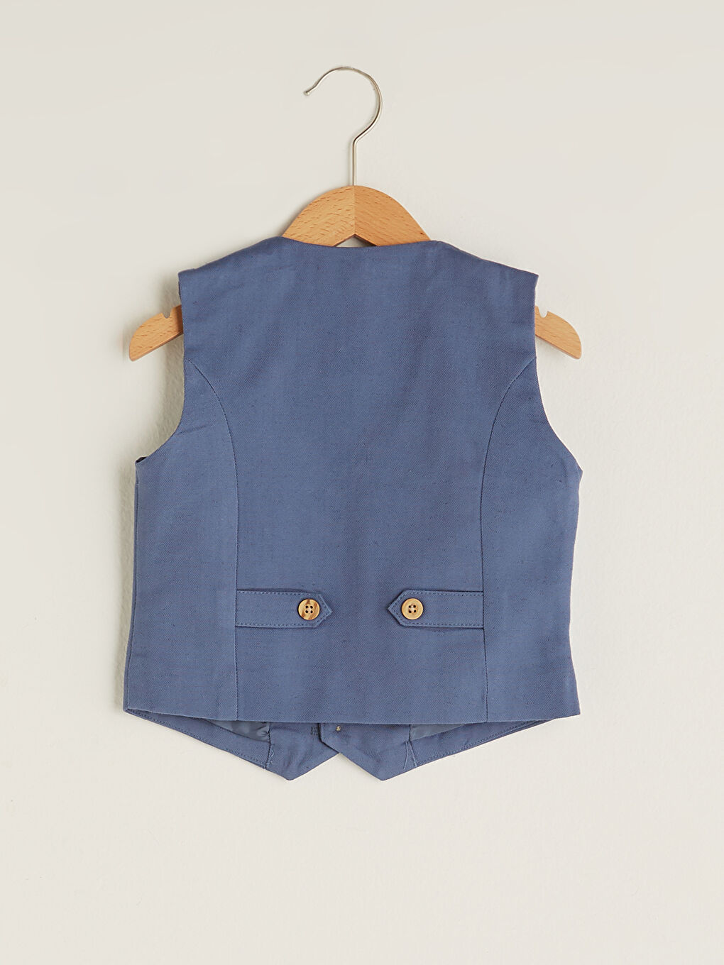 V-Neck Basic Baby Boys' Waistcoat-1