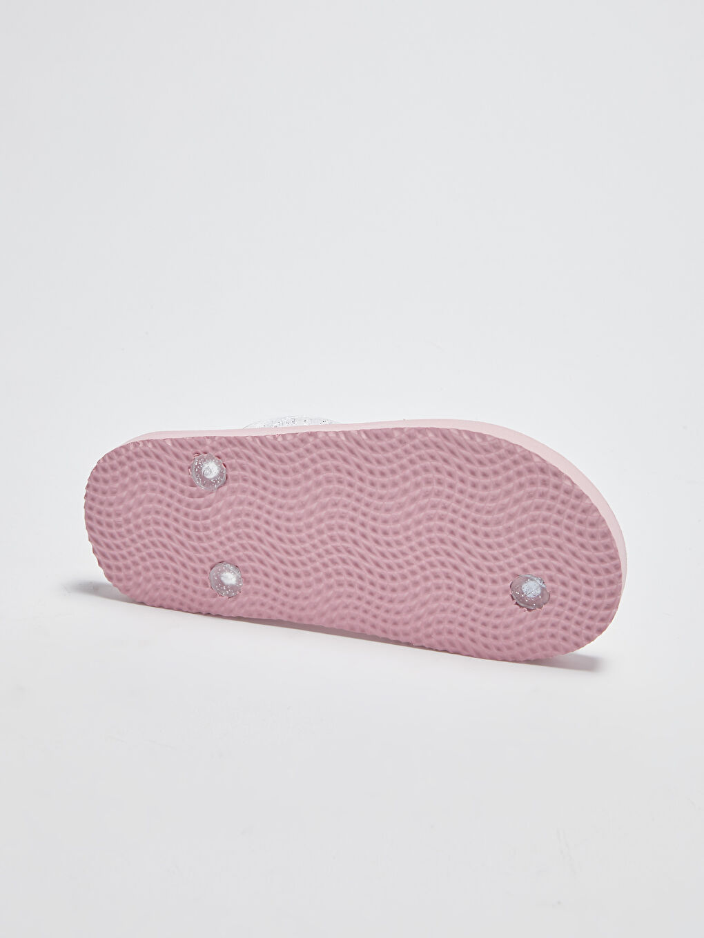 Pembe Baskılı Parmak Arası Kız Çocuk Plaj Terliği-3