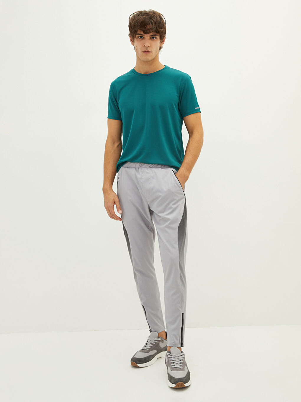 Standard Fit Men's Sports Sweatpants-4