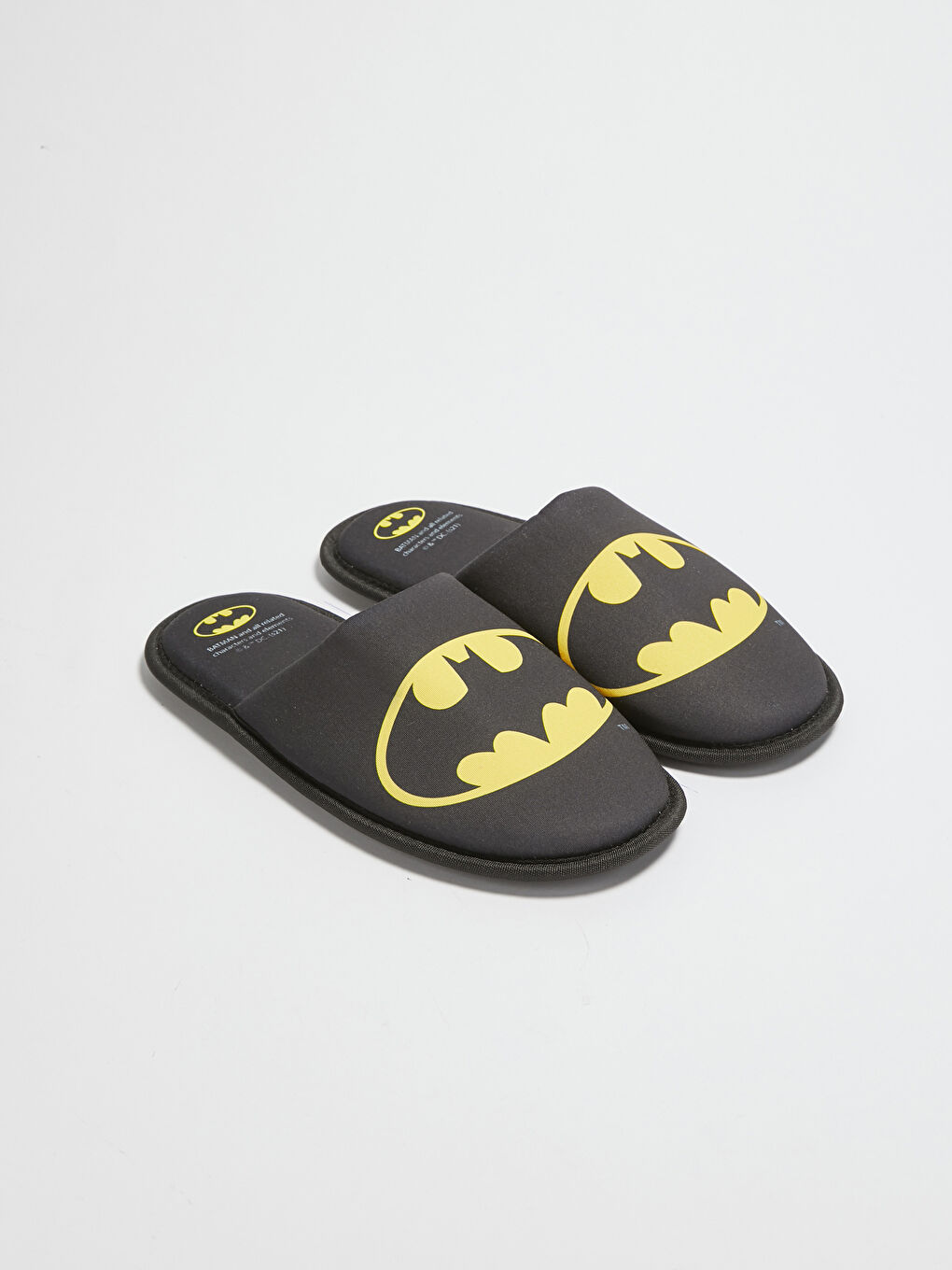 Siyah Batman Lisanslı Erkek Ev Terliği