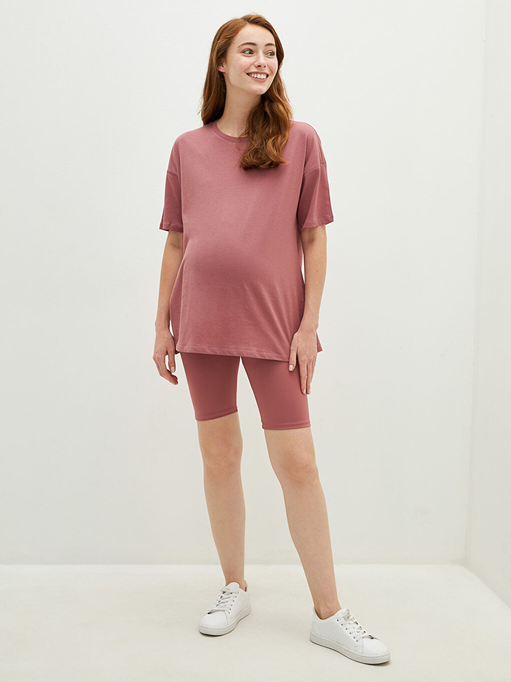 LCWAIKIKI Maternity Regular Maternity Shorts Tights with Over-bump Waistband -S1JK29Z8-GVS