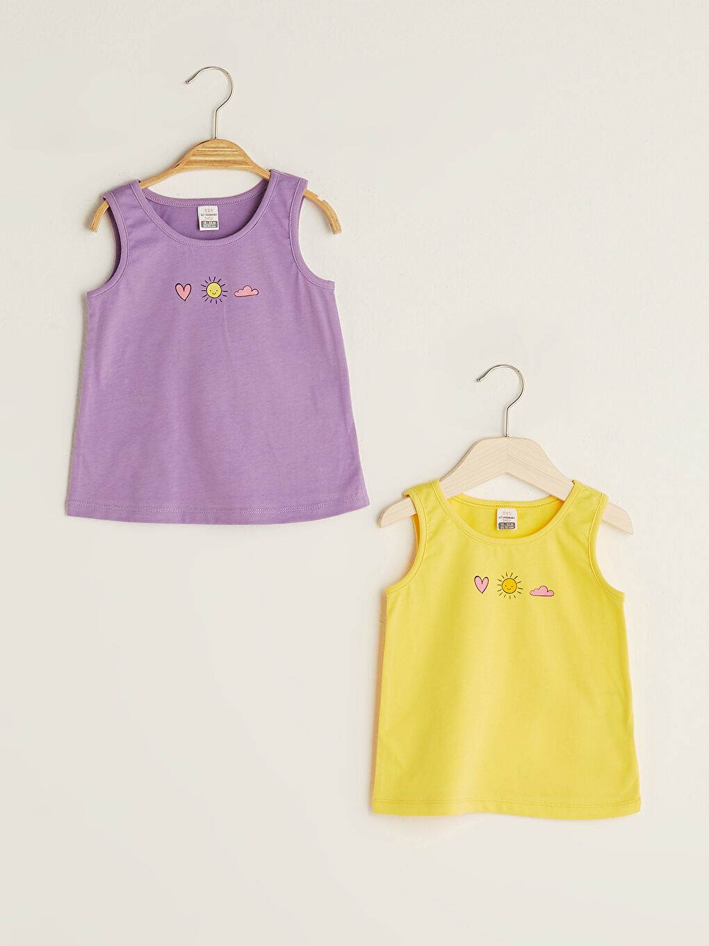 Crew Neck Printed Baby Girl Athlete 3 Pieces-1