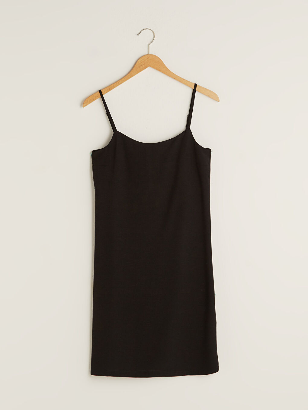 Strappy Plain Viscose Blended Fabric Women's Dress-5