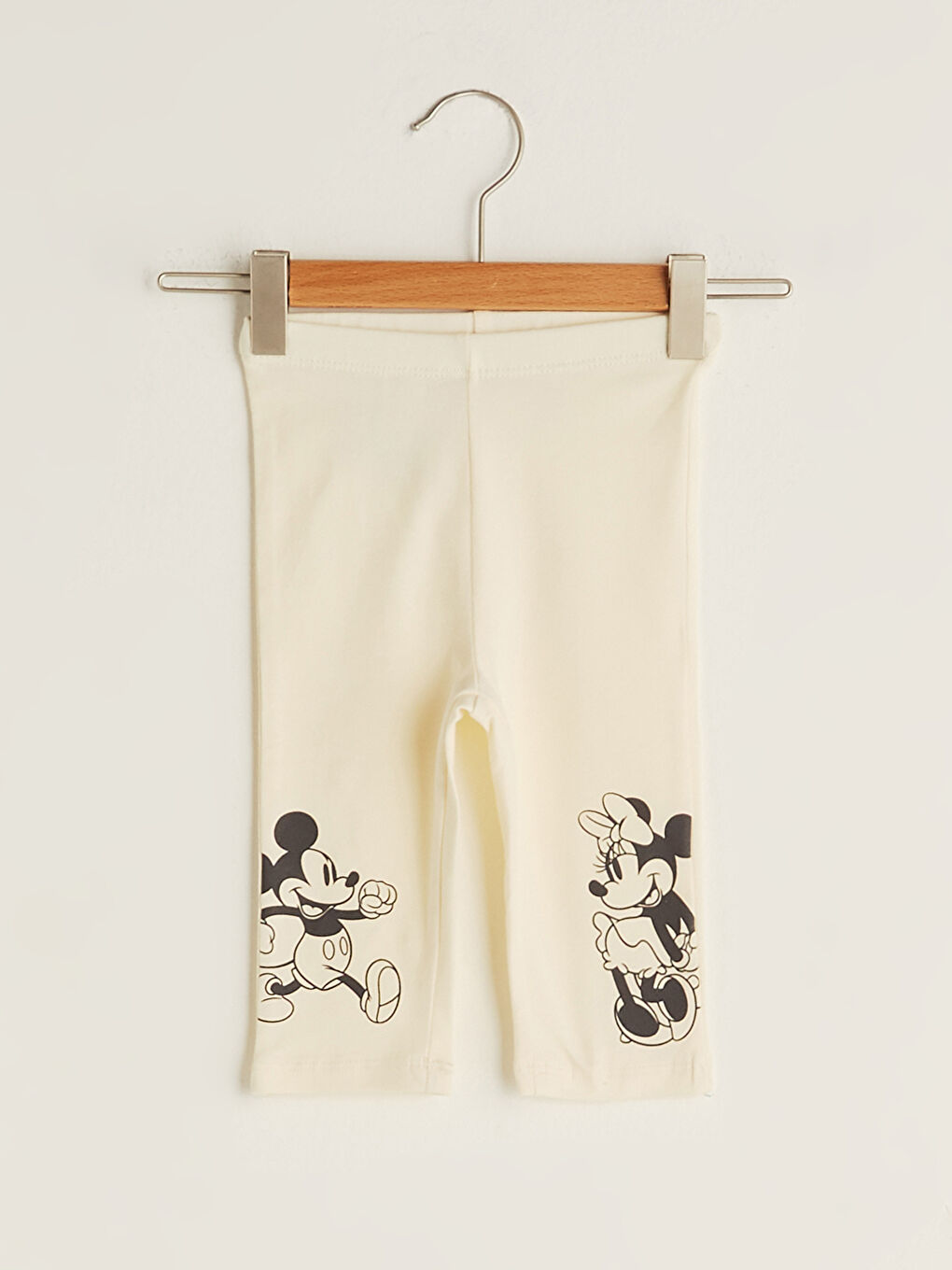 Леггинсы для малышек с принтом Минни и Микки Мауса на эластичной талии