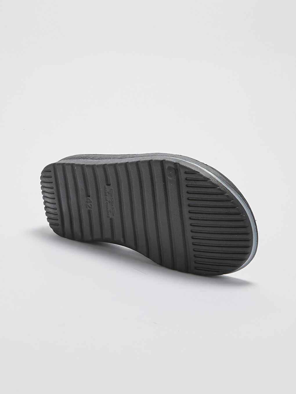 Siyah Tek Bantlı Erkek Terlik-3