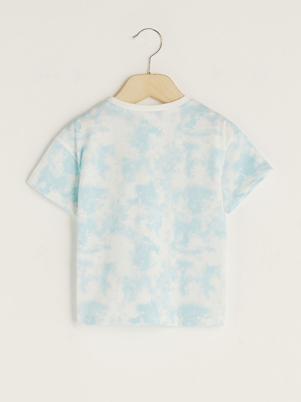 Mavi Bisiklet Yaka Kısa Kollu Baskılı Erkek Bebek Tişört-1