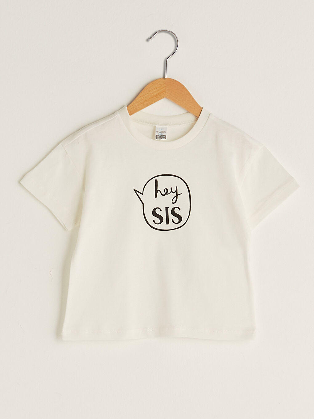 Crew Neck Short Sleeve Printed Baby Boys' T-Shirt