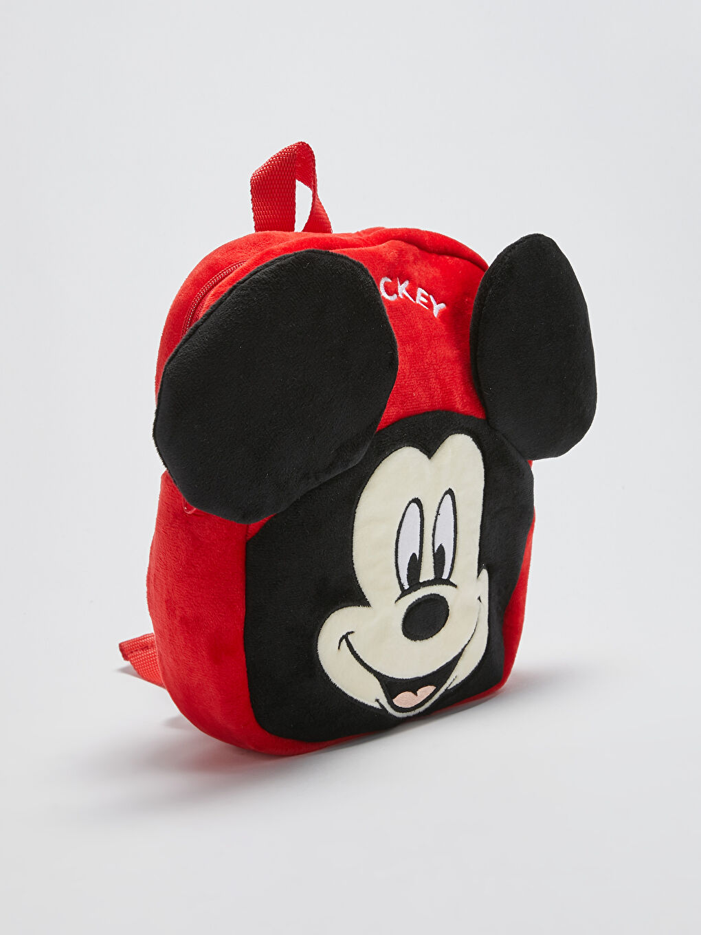 LCW baby Mickey Mouse Embroidery Detailed Unisex Baby Plush Backpack -S1JO38Z1-KYV