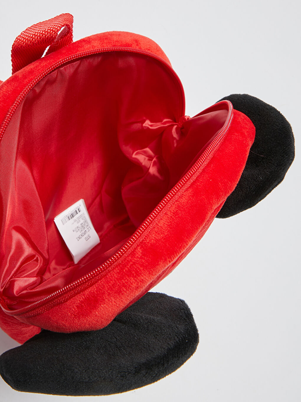 LCW baby Mickey Mouse Embroidery Detailed Unisex Baby Plush Backpack -S1JO38Z1-KYV