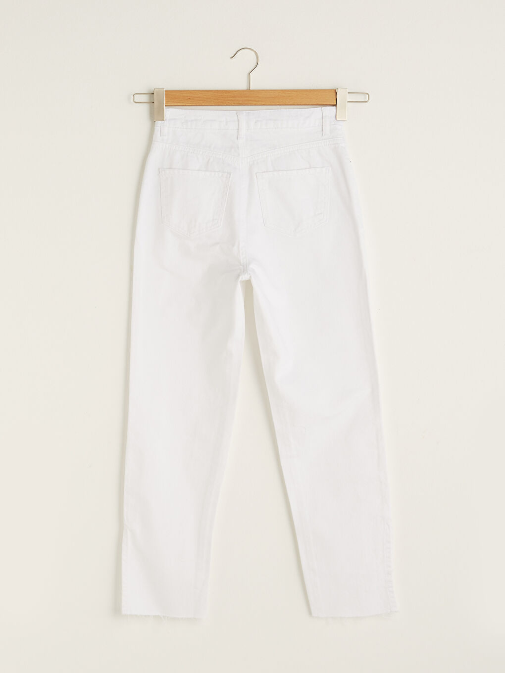 Women's High Waist Pocket Detailed Jean Trousers-6