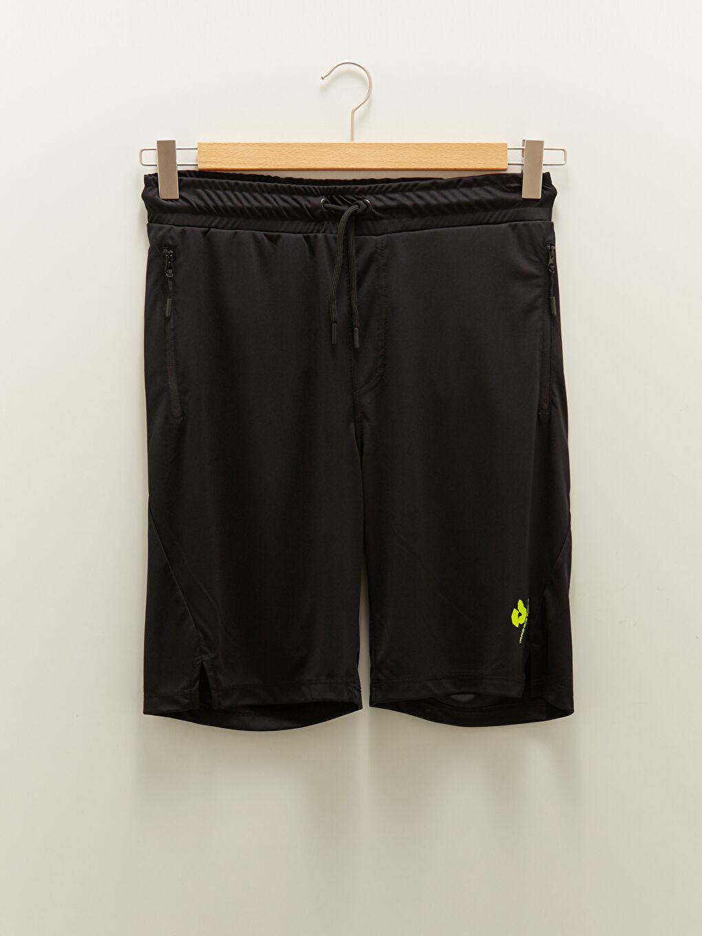 Siyah Standart Kalıp Aktif Spor Erkek Şort-5