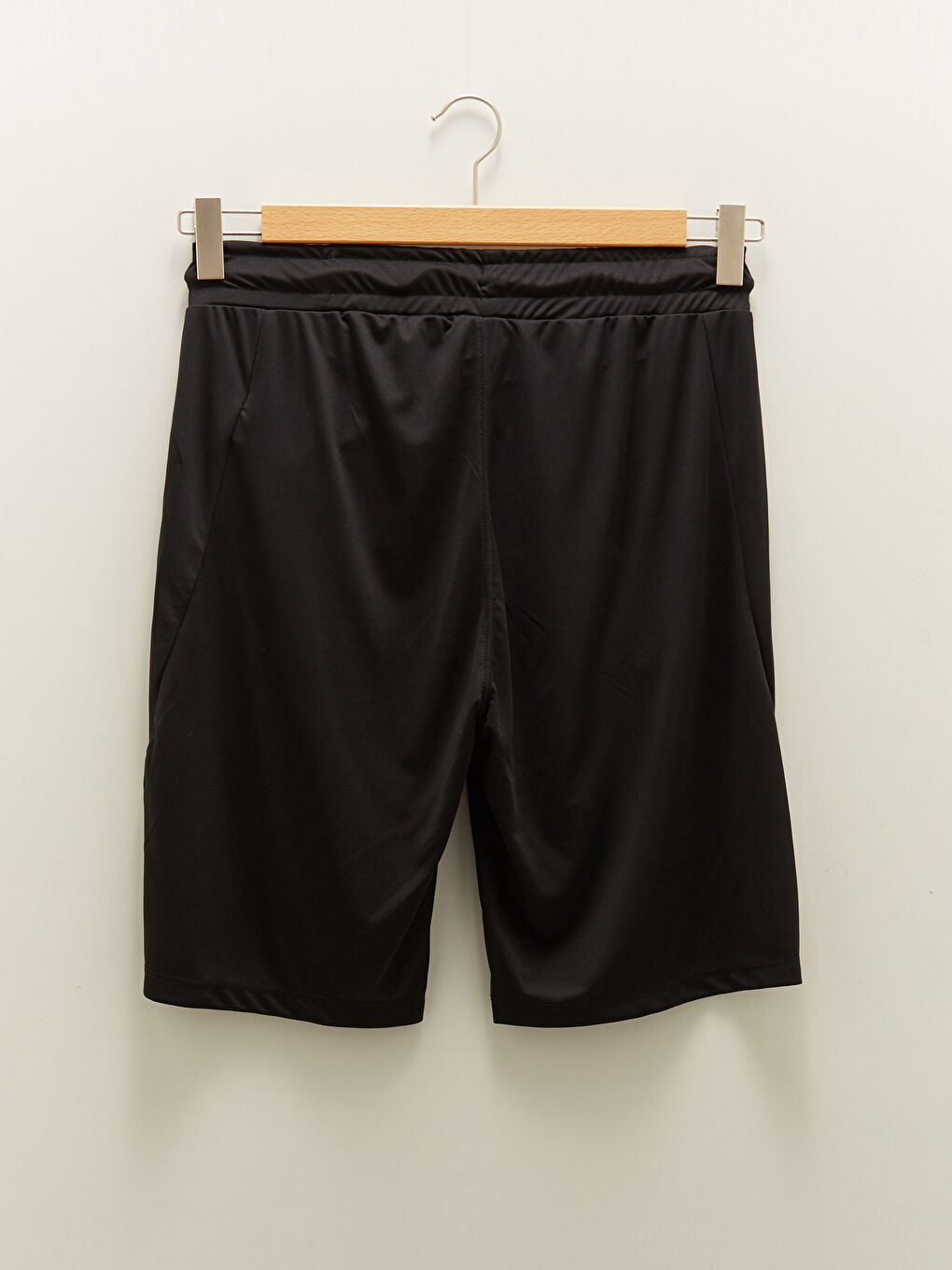 Siyah Standart Kalıp Aktif Spor Erkek Şort-6