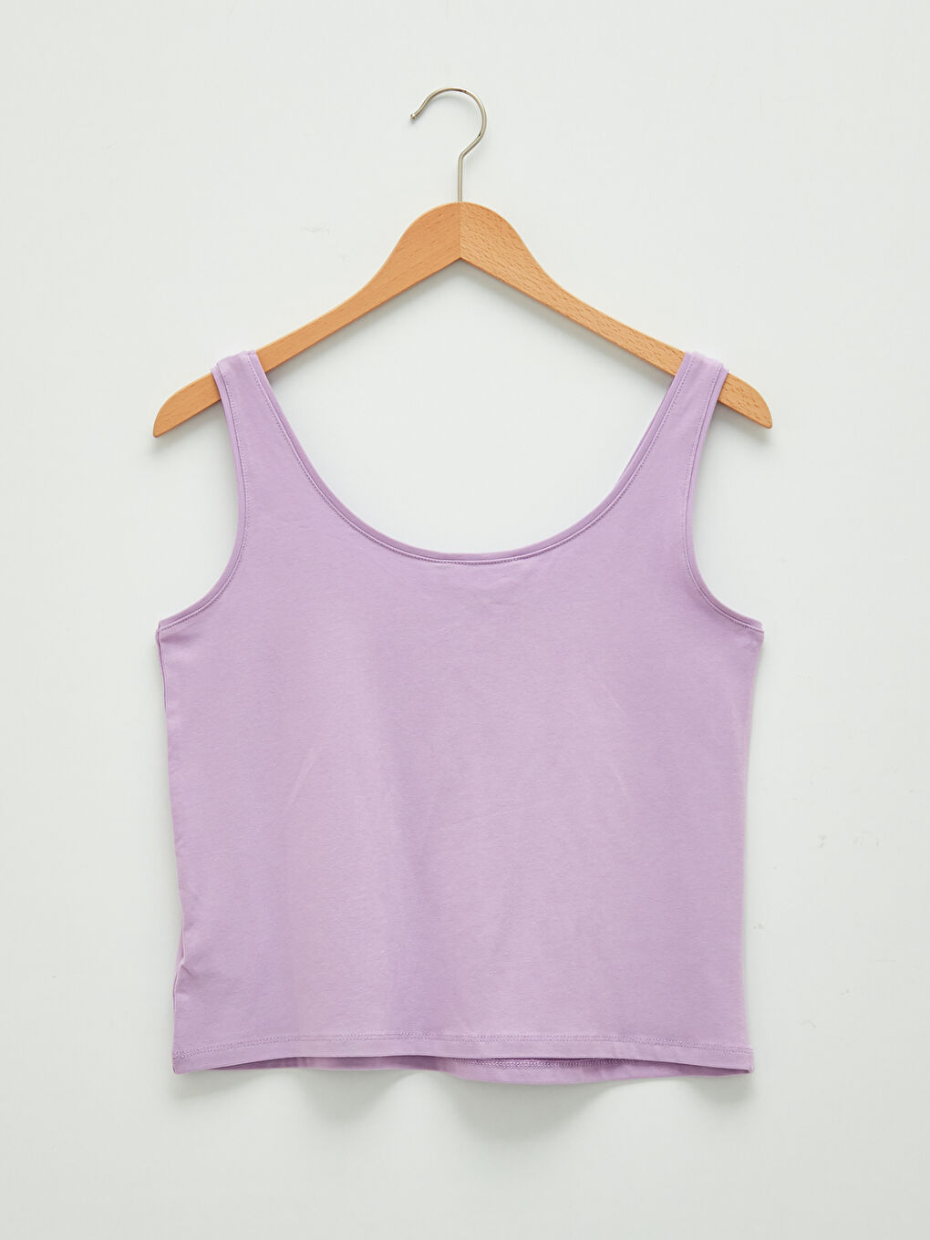 Damen U-Ausschnitt Riemchen Gerade Sportlerin-6