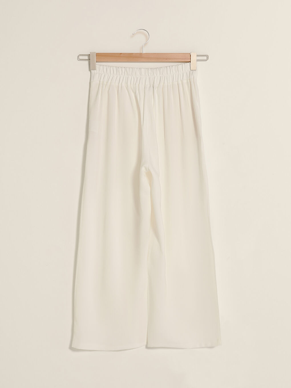 Pantalon Capri Taille Haute Coupe Ample Longueur Cheville Détail Poches pour Femmes-6