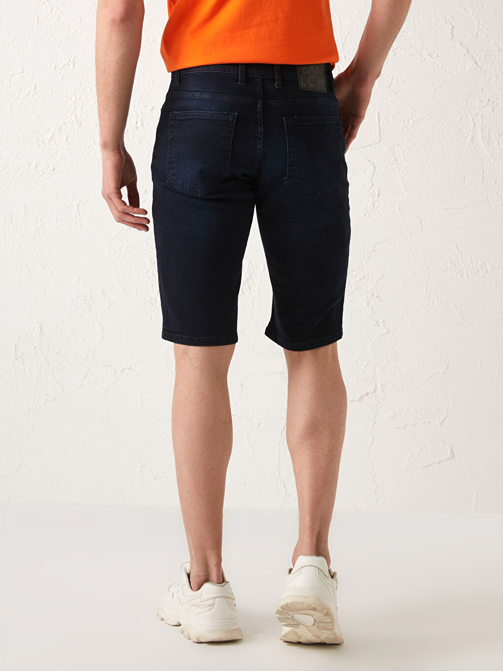 شورت جينز رجالي بقصة عادية-5