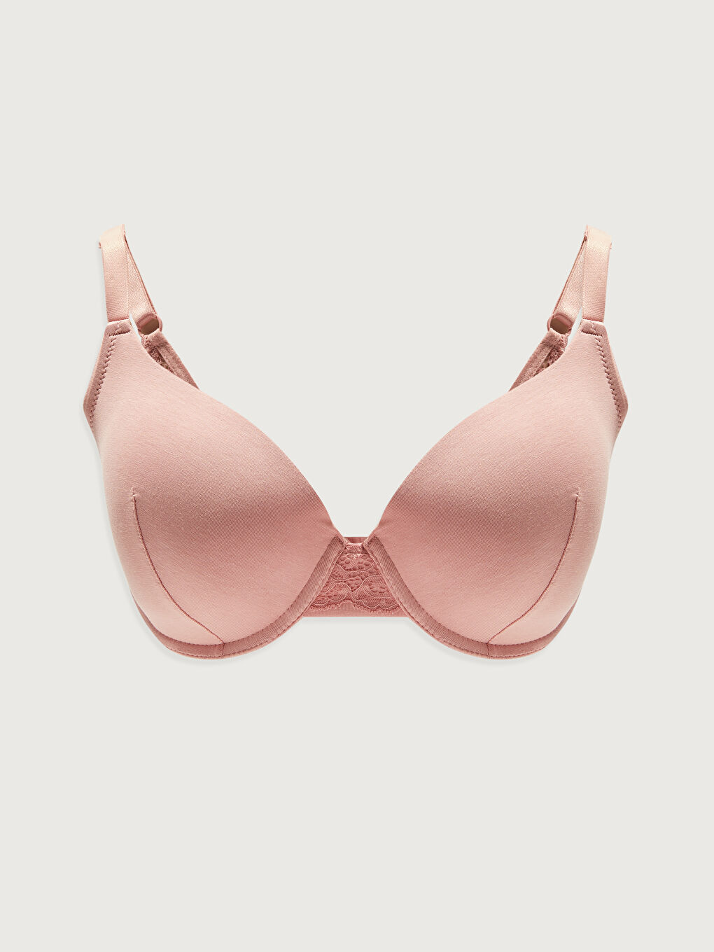 حمالة صدر بمقاس كبير مع أحزمة قابلة للتعديل بتفاصيل دانتيل