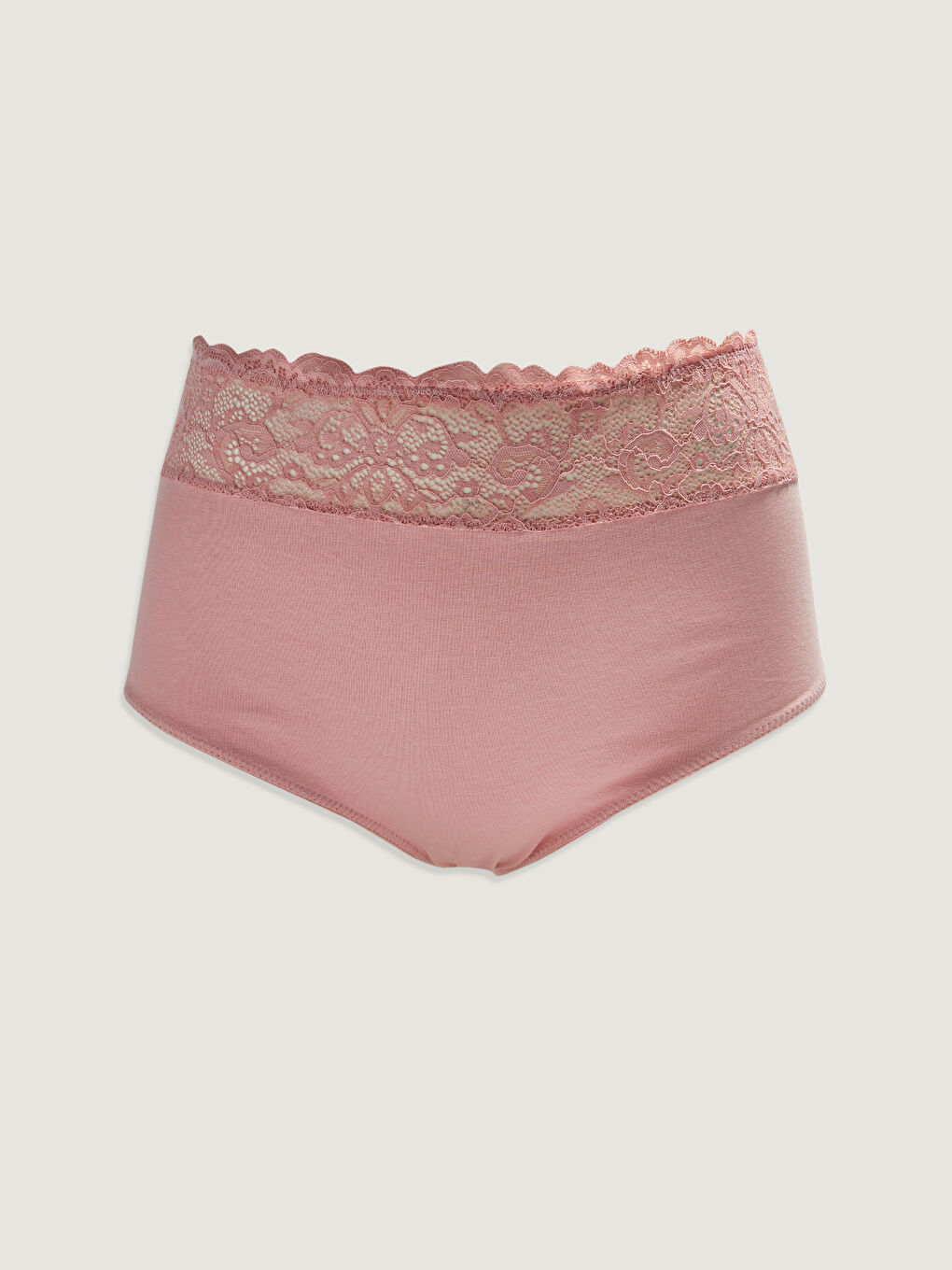 Lace Cotton Plus Size Hipster Panties