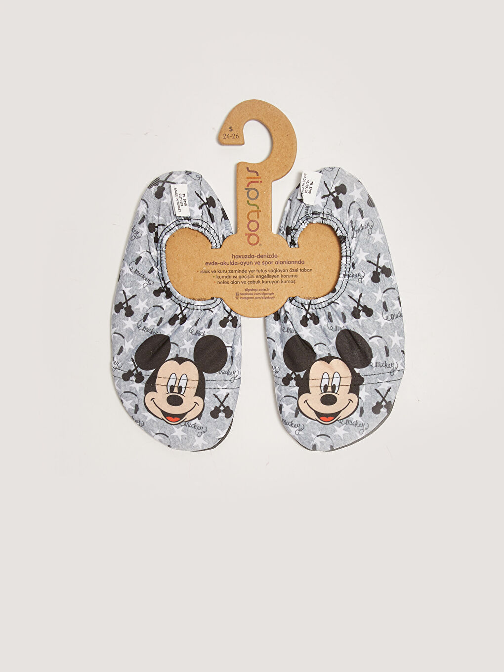Karışık Slipstop Mickey Mouse Lisanslı Erkek Çocuk Deniz Ayakkabısı