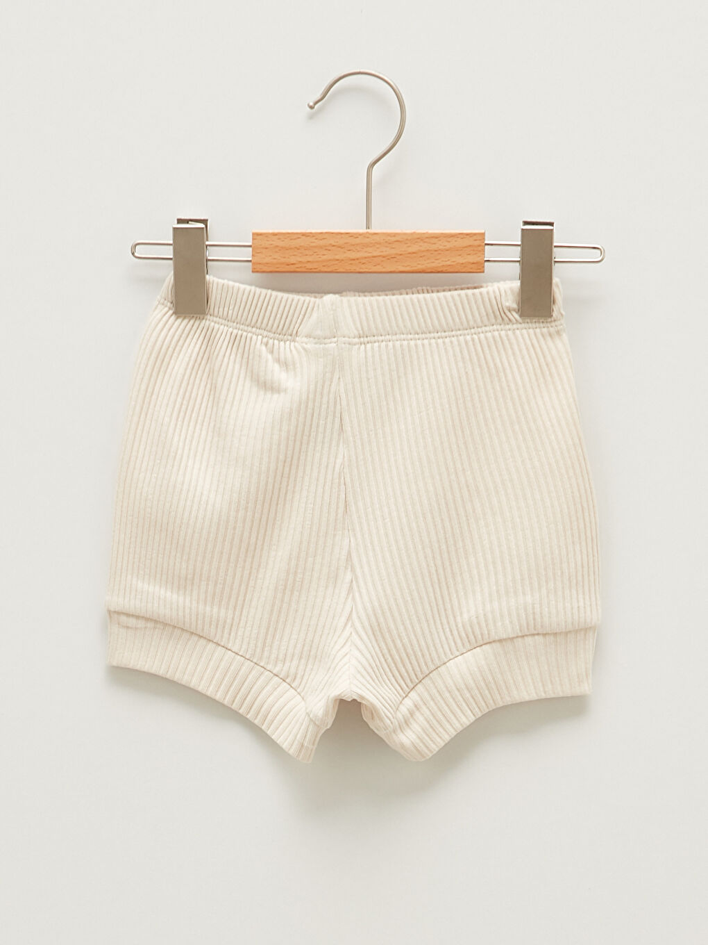 Crew Neck Short Sleeve Basic Baby Girl Pajama Set-4
