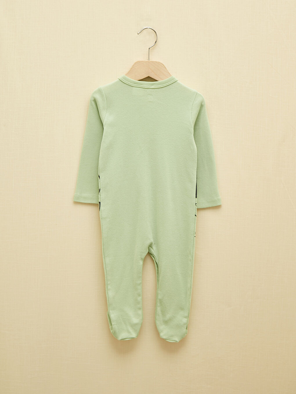 V Neck Long Sleeve Disney Printed Unisex Baby Jumpsuit-2