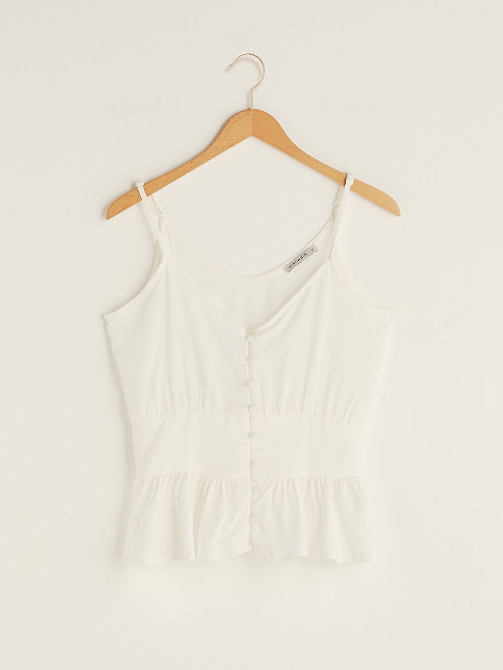 بلوزی ڤیسکۆز سادەی قەیتاندار یاخەی ڤی - ئافرەتان-7