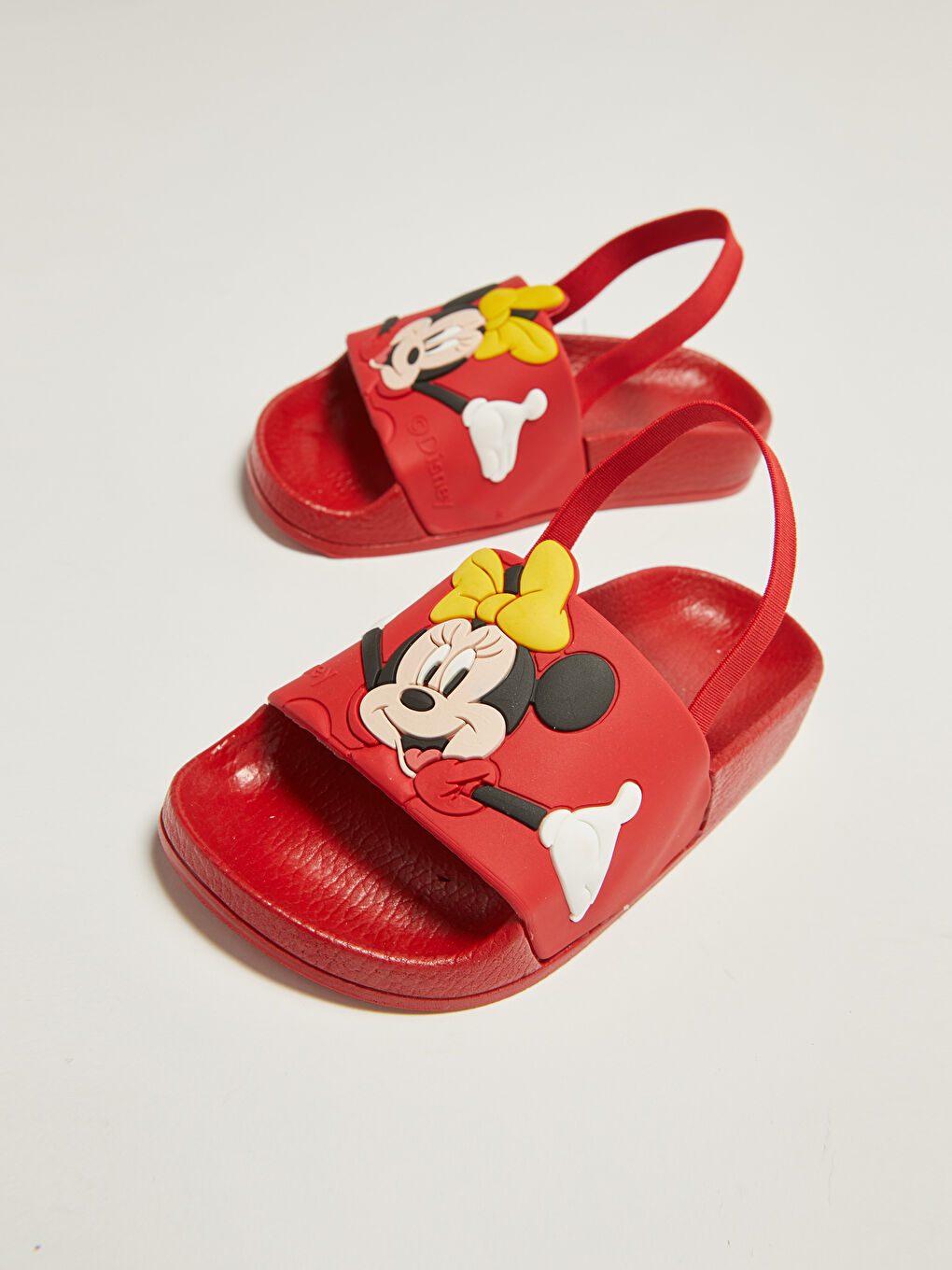 LCW STEPS Kırmızı Minnie Mouse Lisanslı Kız Bebek Plaj Terliği - 2