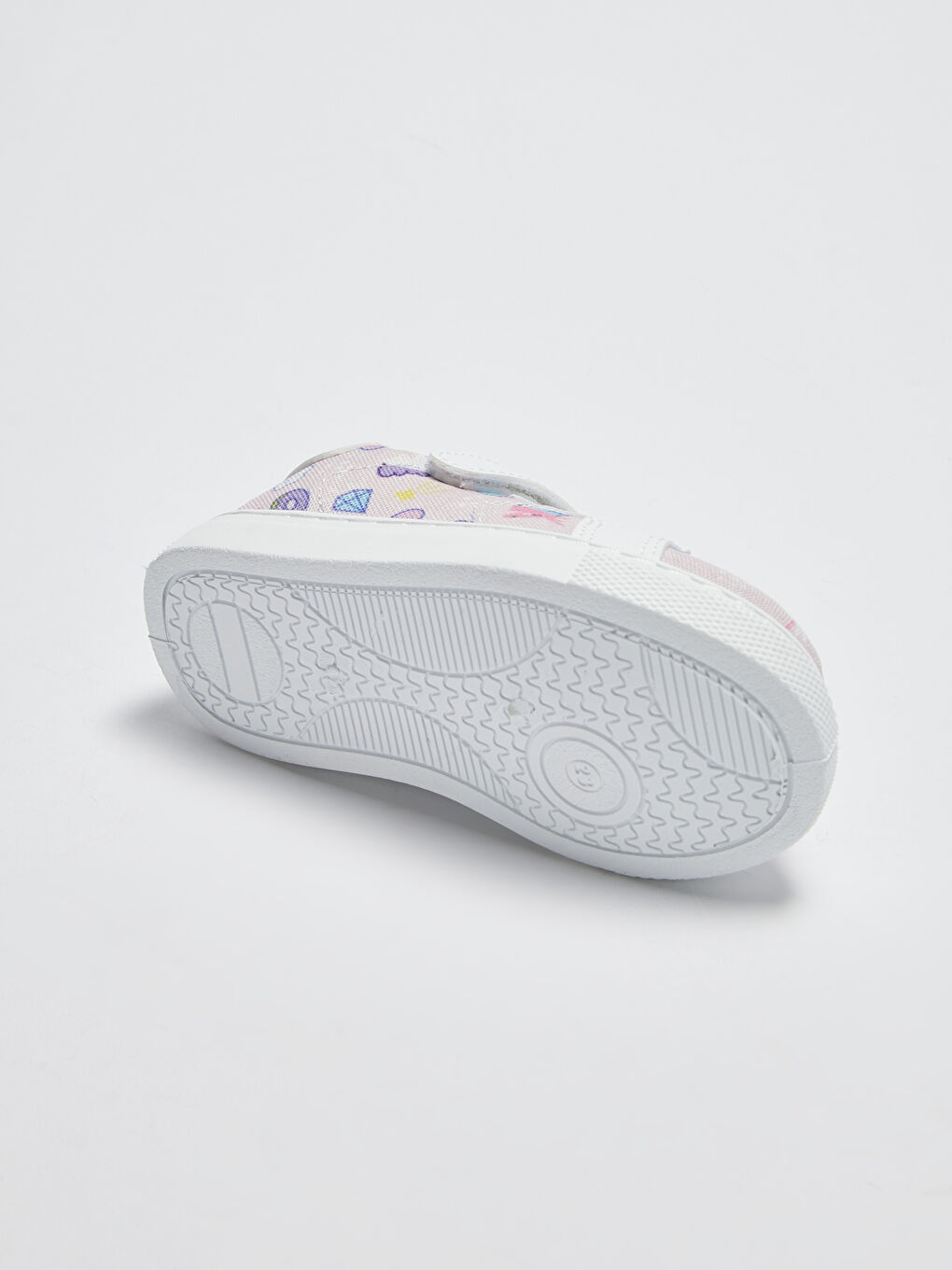 Pembe Baskılı Cırt Cırtlı Kız Bebek Spor Ayakkabı-3