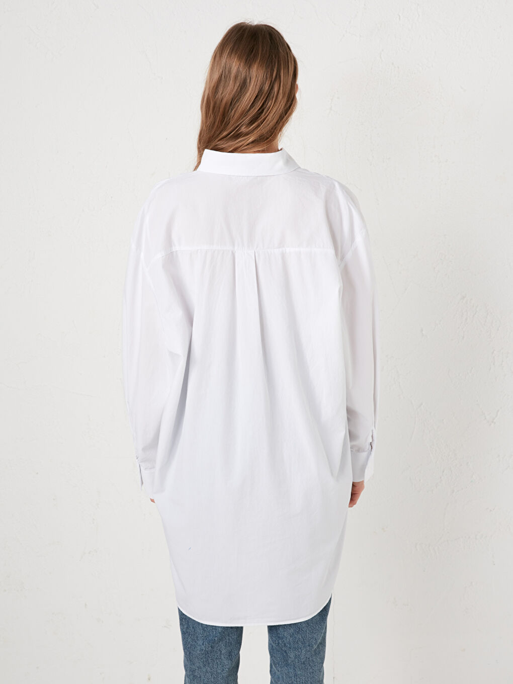 Slogan Printed Long Sleeve Women's Shirt and Bralet-7