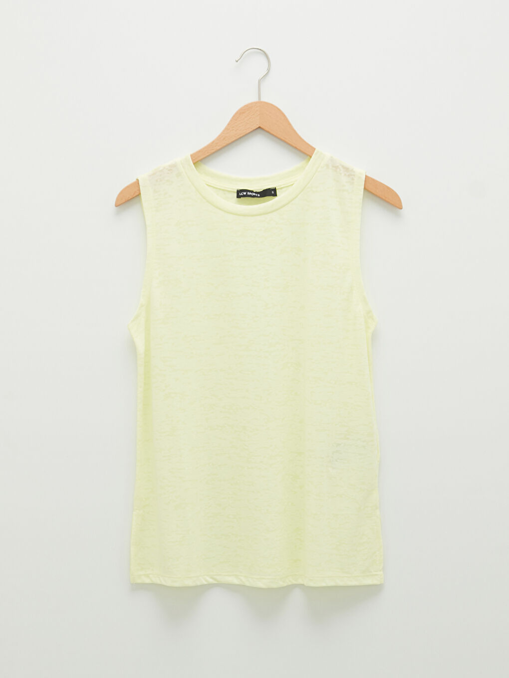 Yeşil Kadın Bisiklet Yaka Desenli Kolsuz Spor Atlet-11