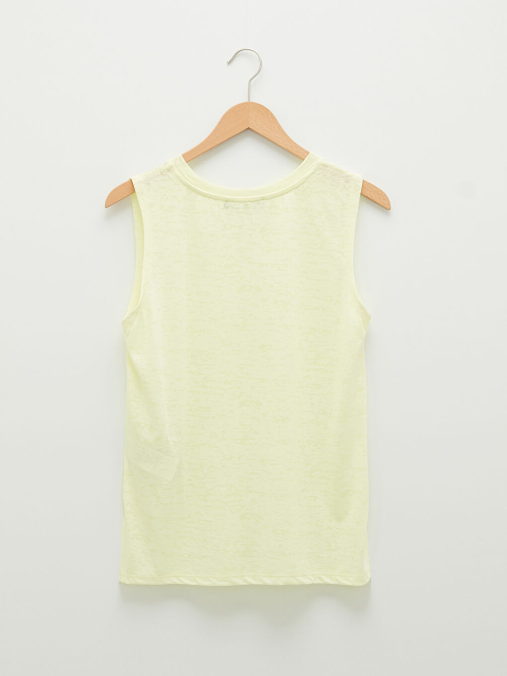 Yeşil Kadın Bisiklet Yaka Desenli Kolsuz Spor Atlet-12