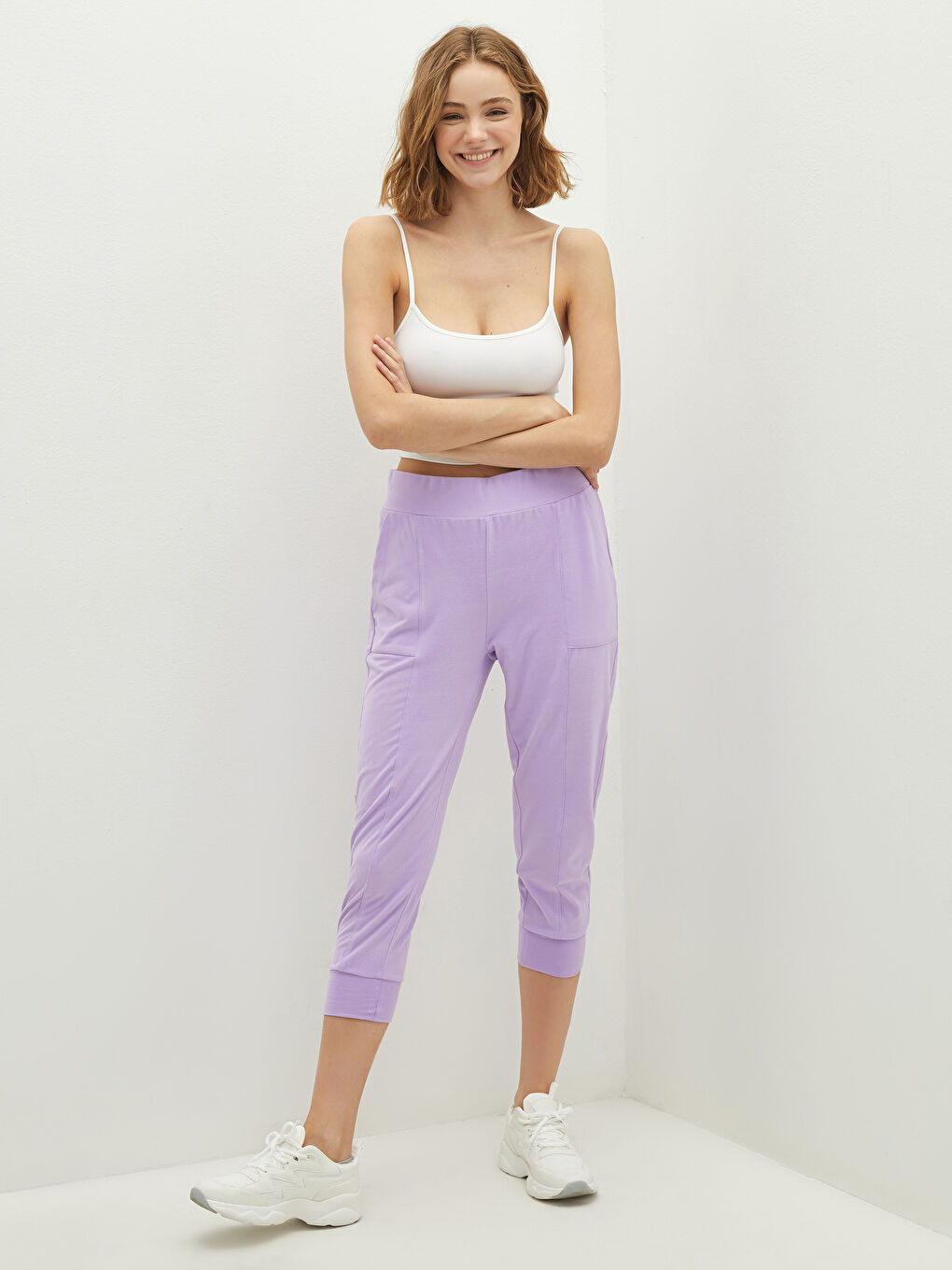 Xside Active Damen-Sport-Sweatpants mit Taschen-Details und schlichtem Design -S1K150Z8-UMM