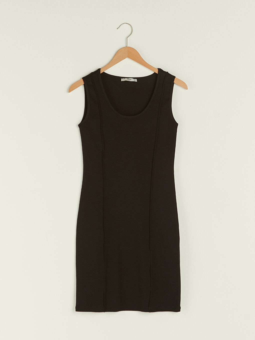 XSIDE U Neck Straight Sleeveless Camisole Fabric Women Dress -S1K157Z8-CVL