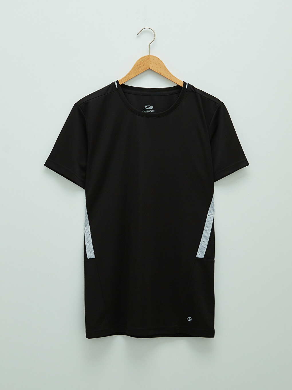 Crew Neck Short Sleeve Active Sports Men's T-Shirt-5