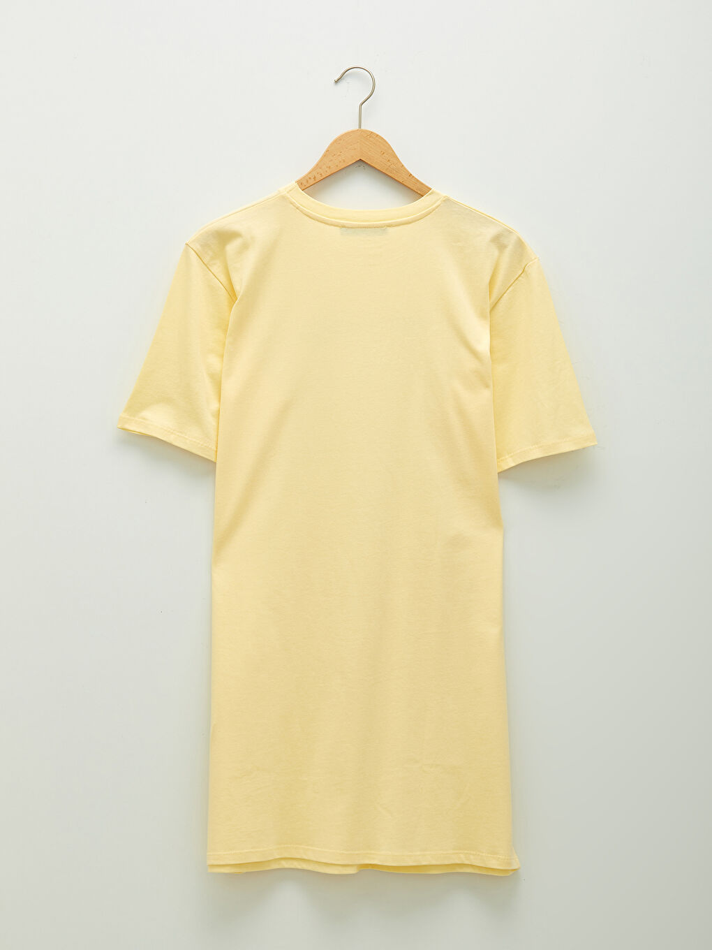 Crew Neck Printed Short Sleeve Cotton Women's Tunic-6