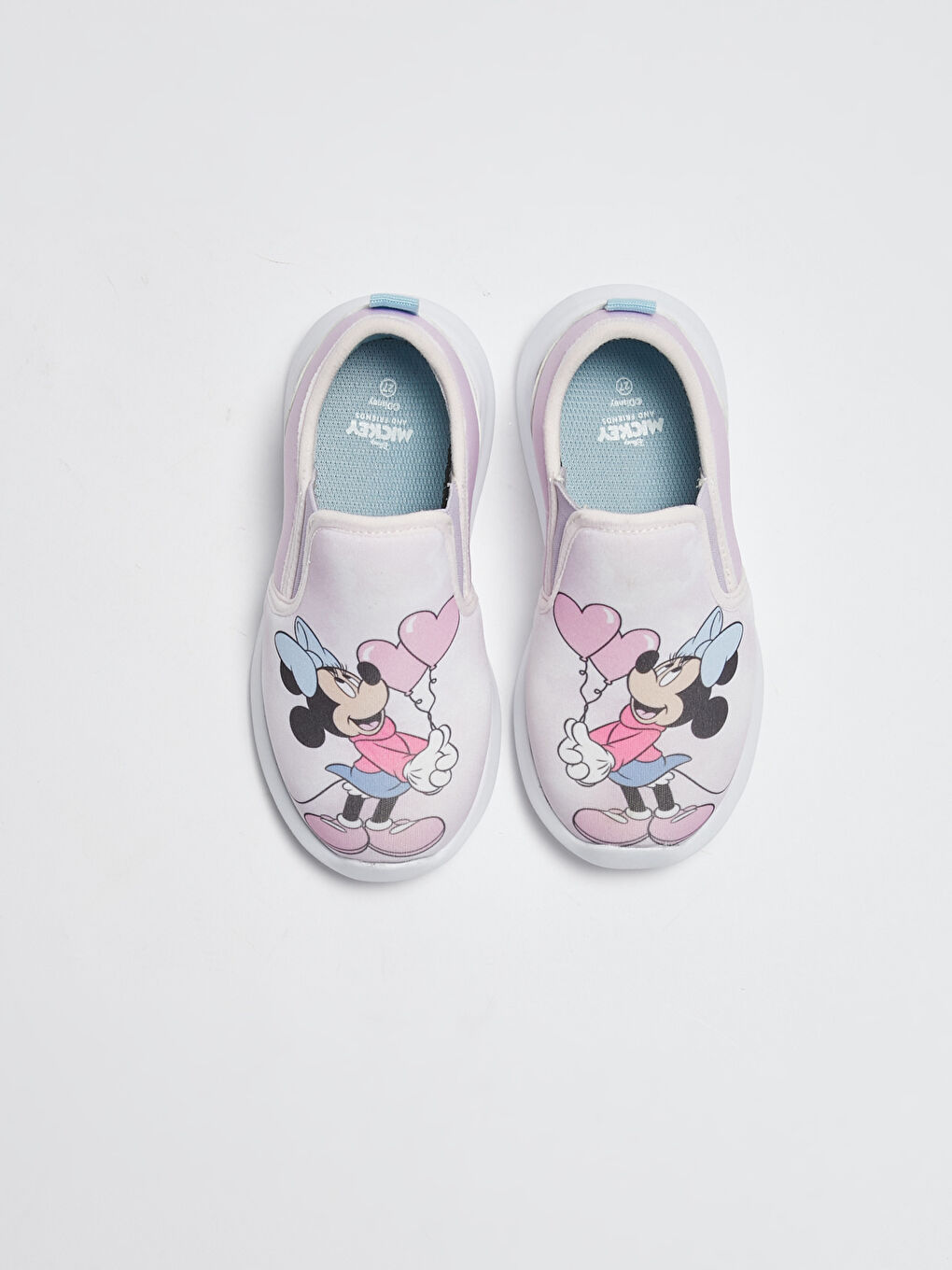 Pembe Minnie Mouse Lisanslı Kız Çocuk Spor Ayakkabı-5