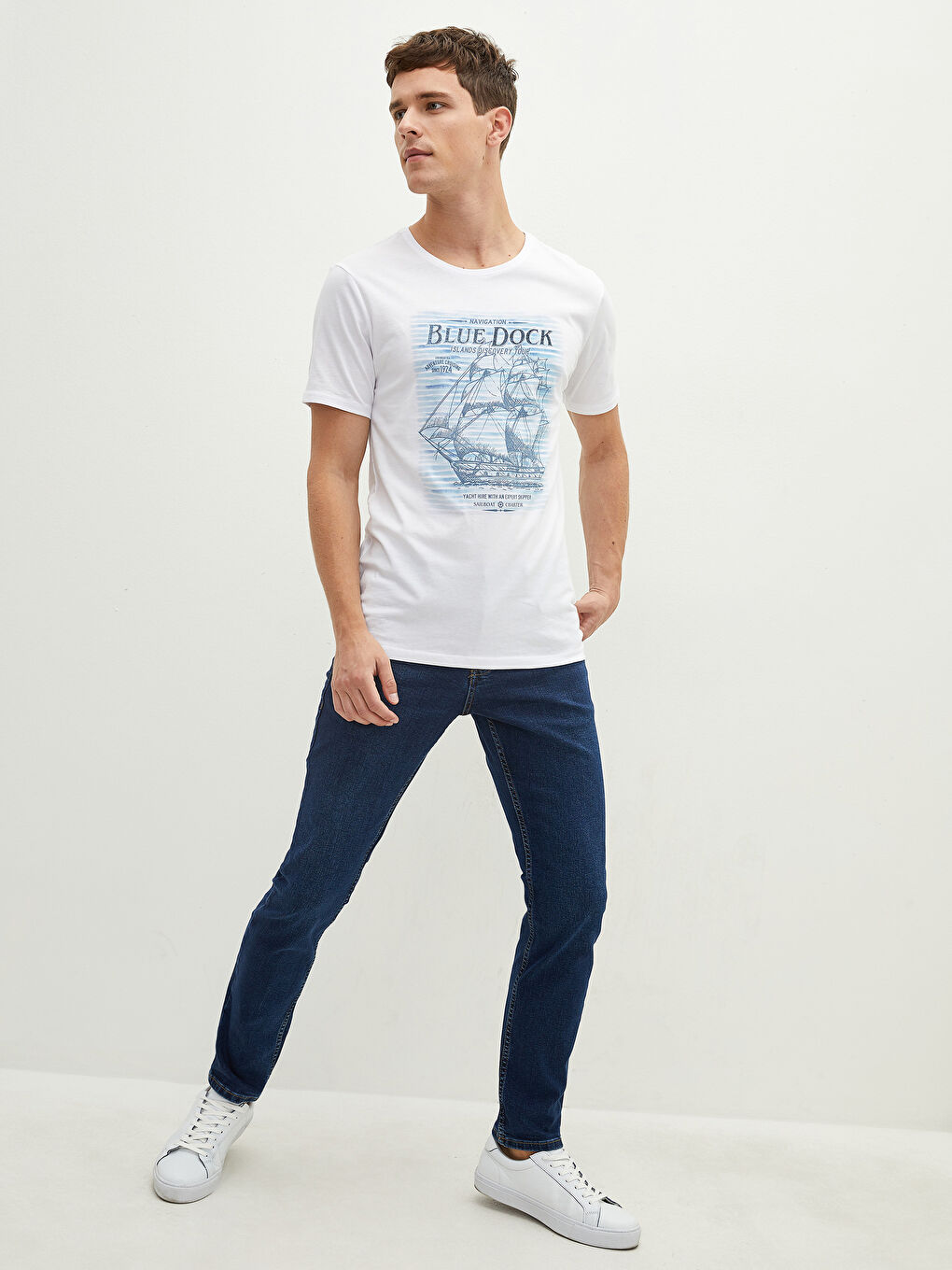 İndigo 750 Slim Fit Erkek Jean Pantolon-1