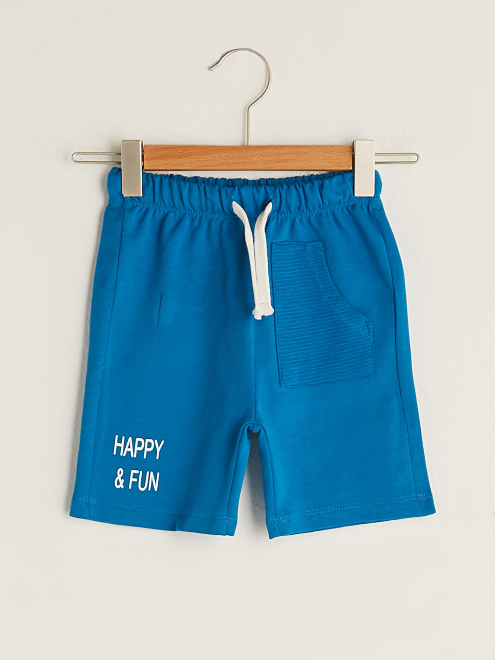 شورت قطن مطبوع للأولاد الرضع بخصر مطاطي