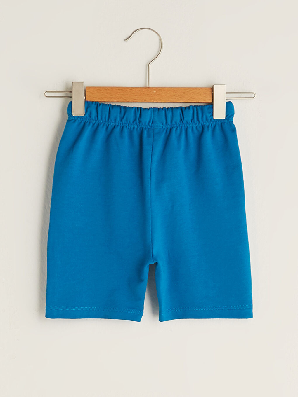 شورت قطن مطبوع للأولاد الرضع بخصر مطاطي-1