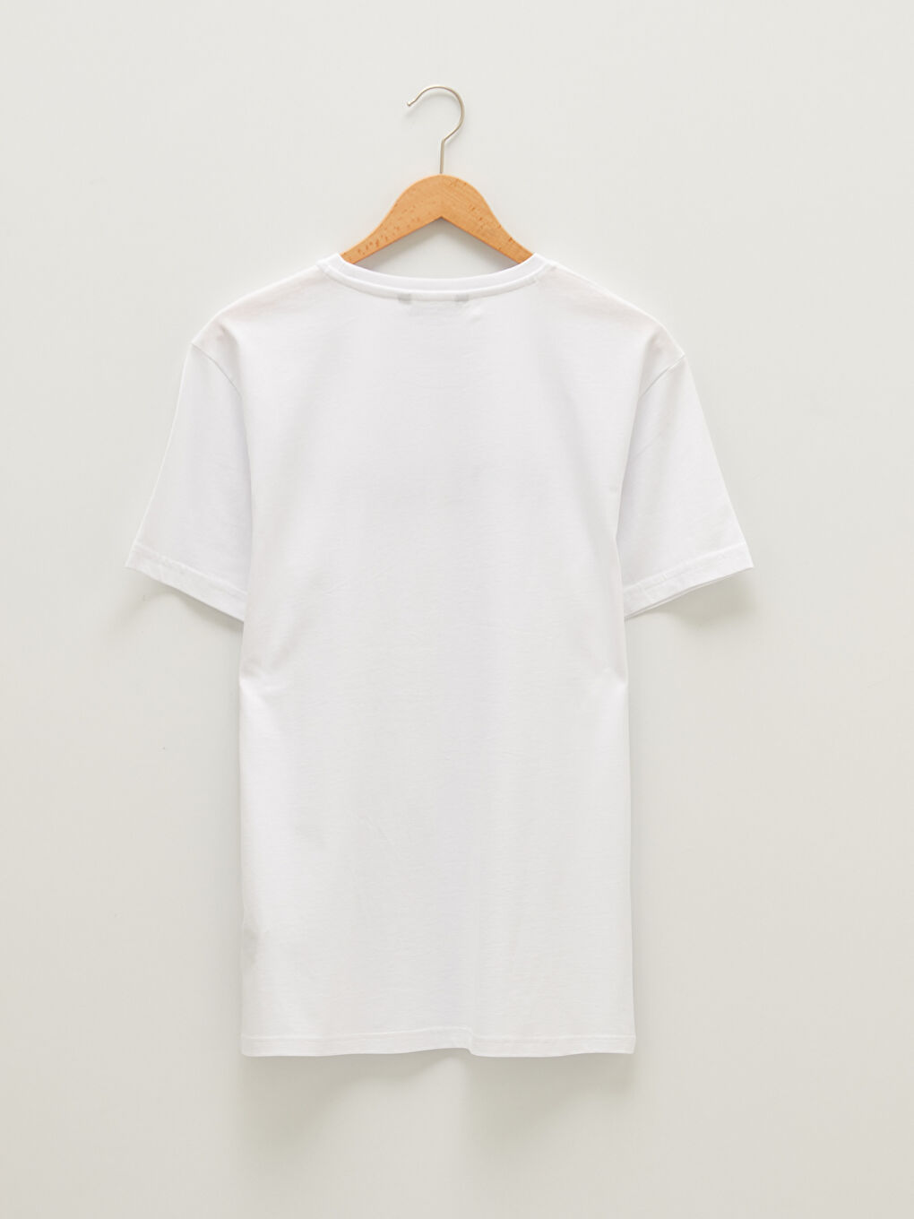Crew Neck Short Sleeve Printed Combed Cotton Men's T-shirt-6