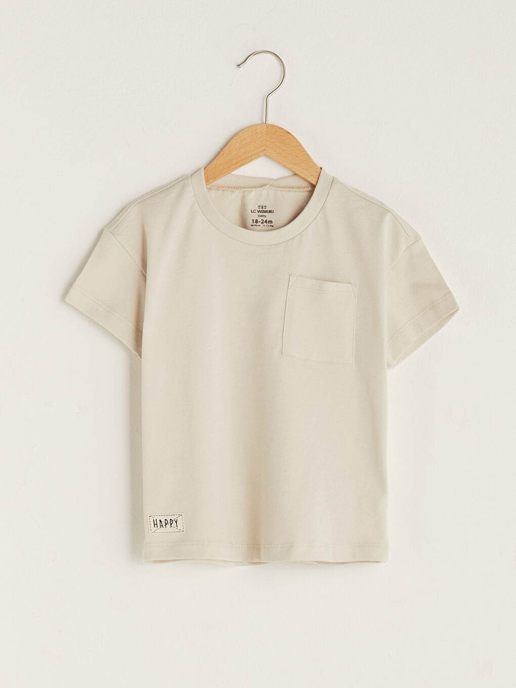 LCW baby Crew Neck Short Sleeve Basic Baby Boy T-Shirt 3 Pieces -S1KC70Z1-FXP