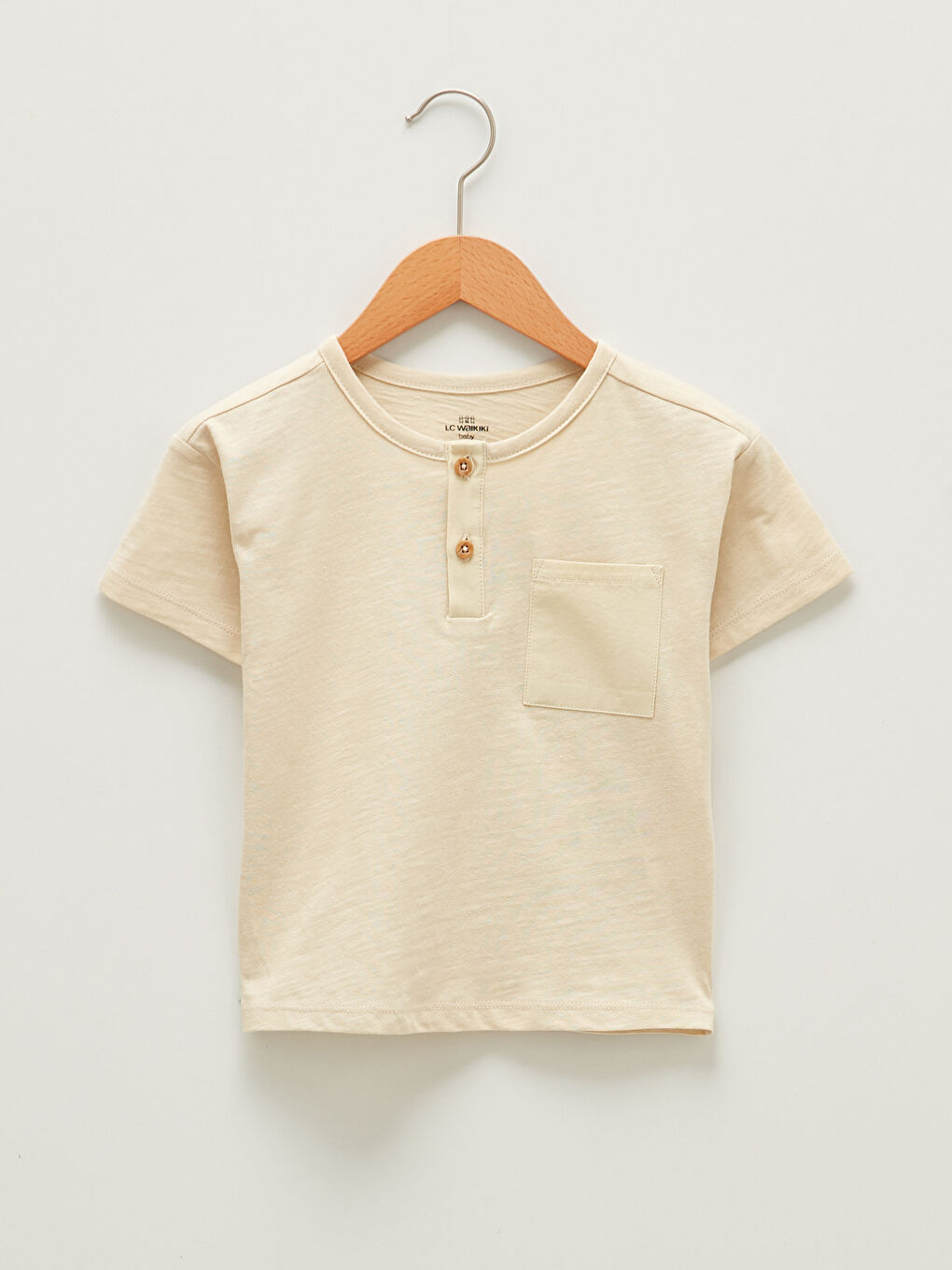 Crew Neck Short Sleeve Basic Baby Boy T-Shirt 2 Pieces-3