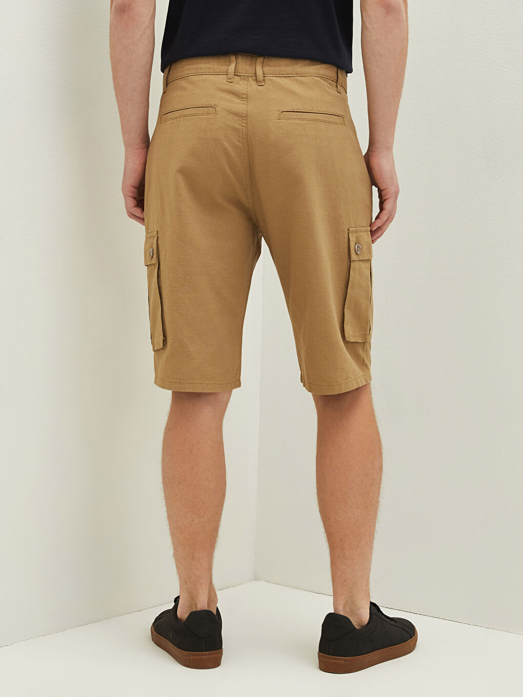 Standard Fit Bermuda Men's Shorts-4