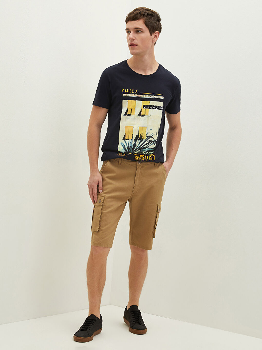 Standard Fit Bermuda Men's Shorts