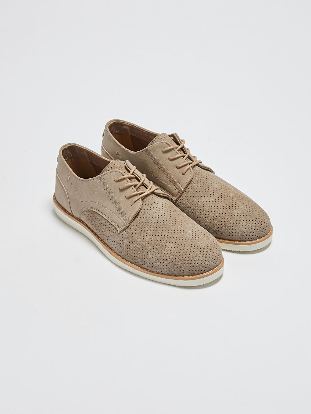 Kahverengi Bağcıklı Erkek Derby Klasik Ayakkabı