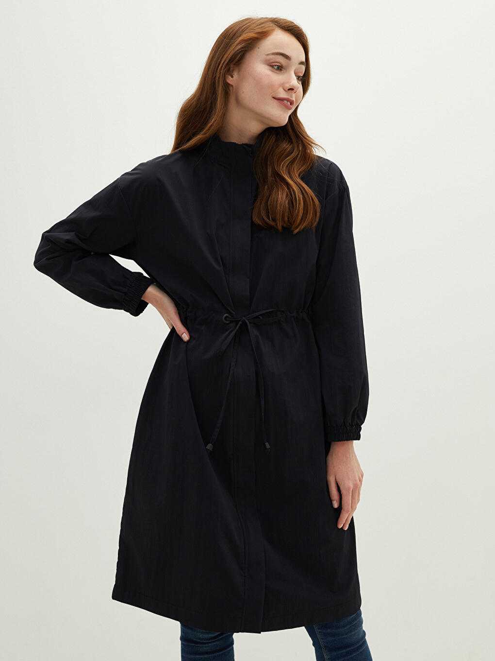 Grandad Collar Long Sleeve Women's Tunic