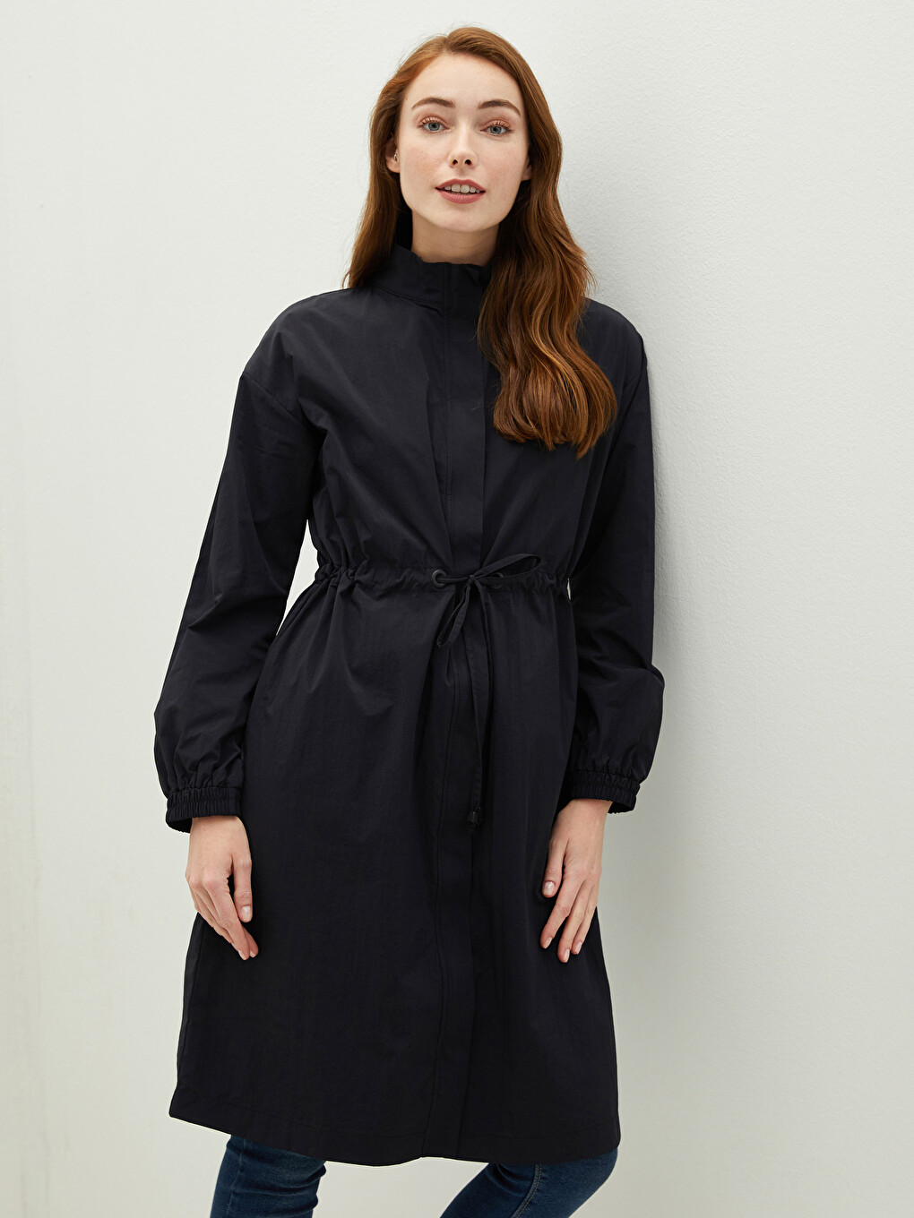 Grandad Collar Long Sleeve Women's Tunic-1