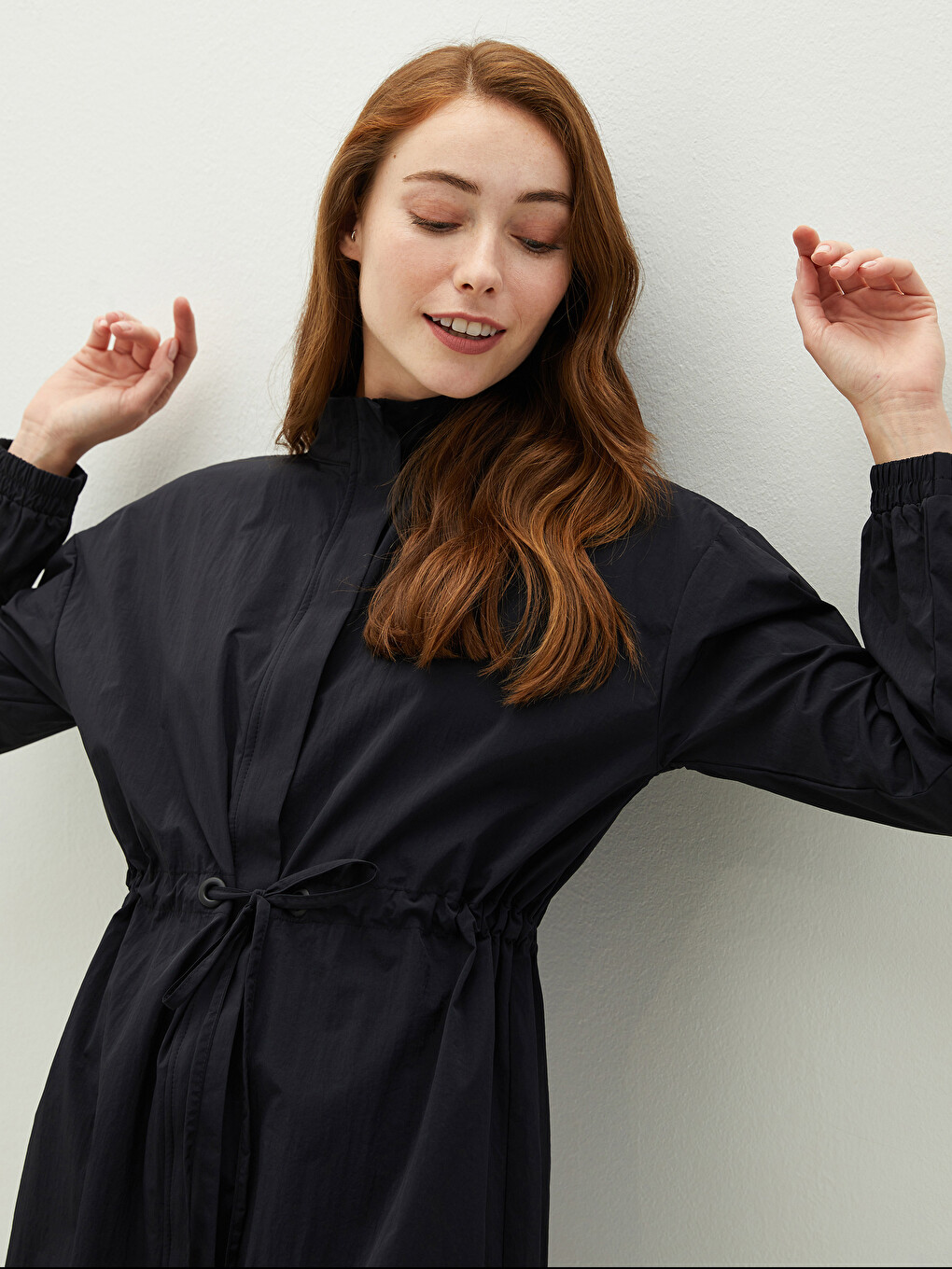 Grandad Collar Long Sleeve Women's Tunic-4
