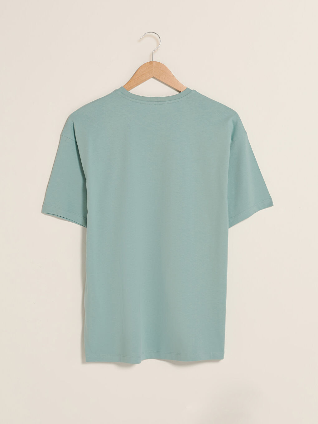 Mavi Bisiklet Yaka Kısa Kollu Basic Penye Erkek Tişört-6