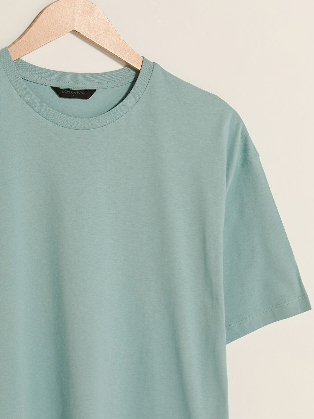 Mavi Bisiklet Yaka Kısa Kollu Basic Penye Erkek Tişört-7