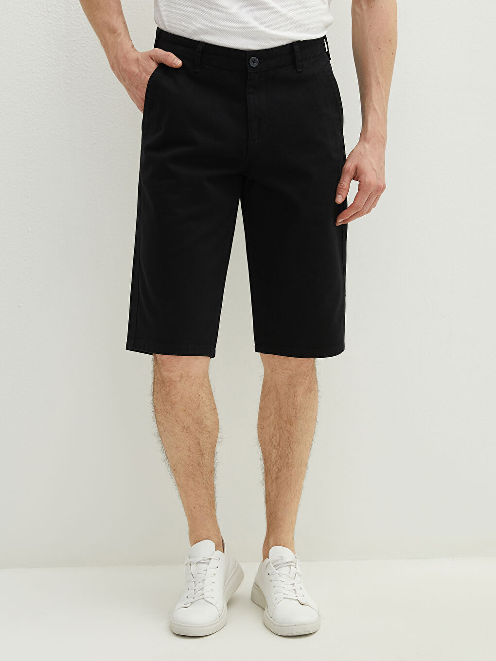 شورت برمودا بقصة عادية للرجال-4